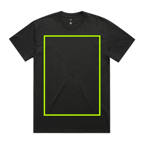 HEAVY WEIGHT FADED T-SHIRT 5082 (1 SIDE PRINT)